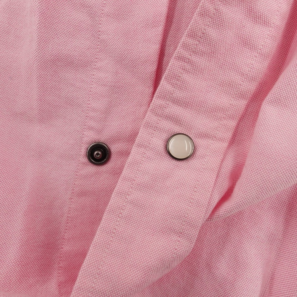 Polo Ralph Lauren Mens Pink Cotton Oxford Western Pearl Snap Front Shirt Large - Picture 6 of 12